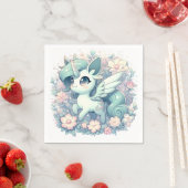 モダンシンプルユニコーン赤ちゃんシャワー スタンダードカクテルナプキン (インサイチュ)