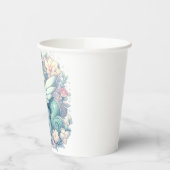 モダンシンプルユニコーン赤ちゃんシャワー 紙コップ (左)