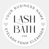 モダンシンプルラッシュバフェイクス拡張 ラウンドシール (正面)