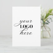 モダンシンプルロゴ/フォトカスタムビジネス (スタンド正面)