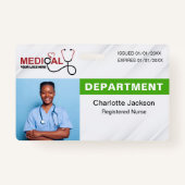 モダンシンプル会社テンプレートバッジ バッジ (正面)