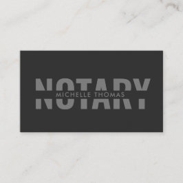 モダンシンプル公証人ローン署名業者 名刺