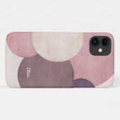 モダンシンプル円パーソナライズされた Case-Mate iPhoneケース (裏面(横))