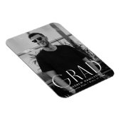 モダンシンプル写真の卒業 マグネット (右側)