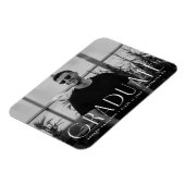 モダンシンプル写真の卒業 マグネット (左側)