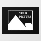 モダンシンプル写真の結婚作成 ウィンドウサイン (シート)