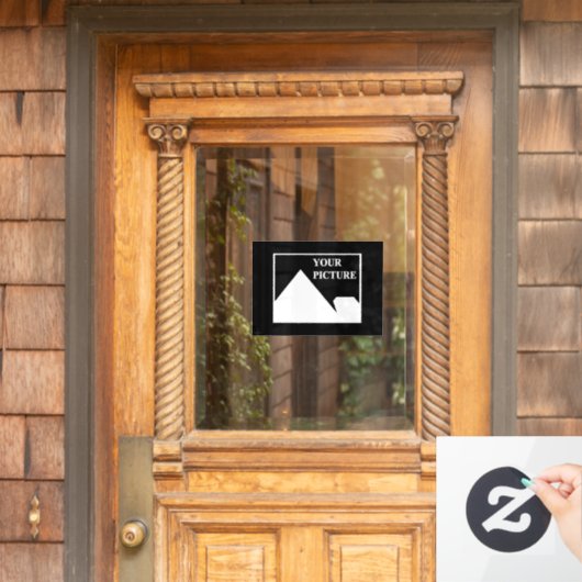 モダンシンプル写真の結婚作成 ウィンドウサイン (ホームデコレーション)