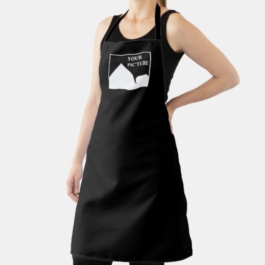 モダンシンプル写真の結婚作成 エプロン (インサイチュ)