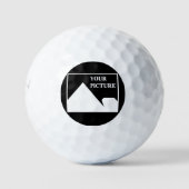 モダンシンプル写真の結婚作成 ゴルフボール (正面)