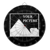 モダンシンプル写真の結婚作成 ダーツボード (正面)