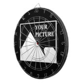 モダンシンプル写真の結婚作成 ダーツボード (正面右)