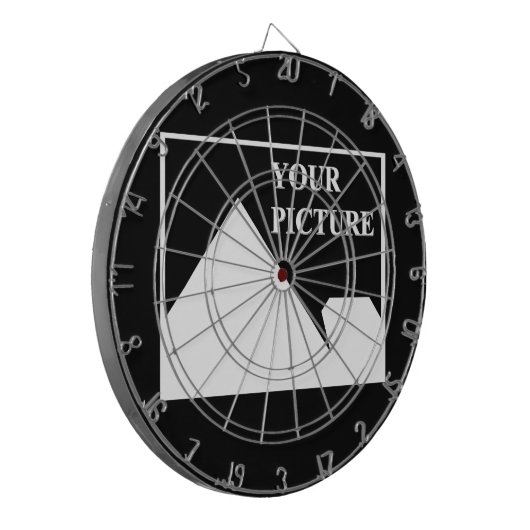 モダンシンプル写真の結婚作成 ダーツボード (正面左)