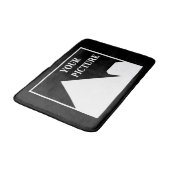 モダンシンプル写真の結婚作成 バスマット (アングル)