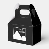 モダンシンプル写真の結婚作成 フェイバーボックス (正面サイド)