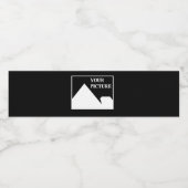 モダンシンプル写真の結婚作成 ペットボトルラベル (シングルラベル)