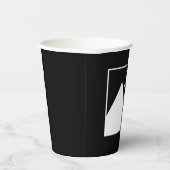 モダンシンプル写真の結婚作成 紙コップ (右)