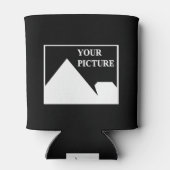 モダンシンプル写真の結婚作成 缶クーラー (裏面)