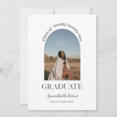 モダンシンプル写真研究科 招待状 (正面)