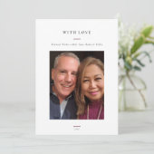 モダンシンプル写真 シーズンカード (スタンド正面)