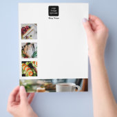 モダンシンプル写真 チラシ (手)