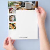 モダンシンプル写真 チラシ (手)