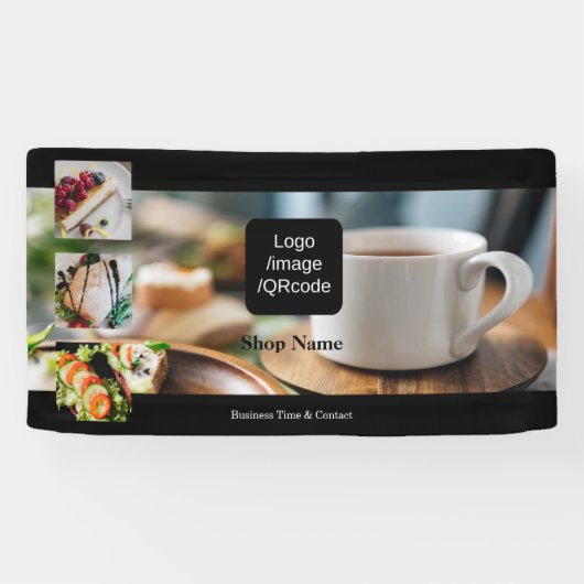 モダンシンプル写真 横断幕 (横)