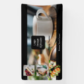 モダンシンプル写真 横断幕 (縦)