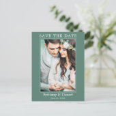 モダンシンプル写真Eucalyptus Green ポストカード (スタンド正面)