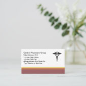 モダンシンプル医アポイントメントカード 予約カード (スタンド正面)