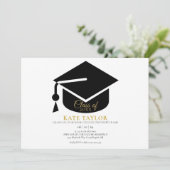 モダンシンプル卒業党 招待状 (スタンド正面)