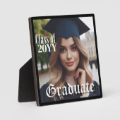 モダンシンプル卒業写真学年 フォトプラーク (正面)