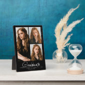 モダンシンプル卒業生3 Photo Collage Script フォトプラーク (側面)