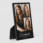 モダンシンプル卒業生3 Photo Collage Script フォトプラーク (側面)