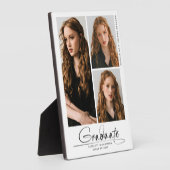 モダンシンプル卒業生3 Photo Collage Script フォトプラーク (側面)