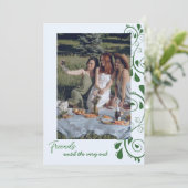 モダンシンプル友達の写真ホリデーカード シーズンカード (スタンド正面)