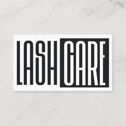 モダンシンプル口 名刺 (正面)