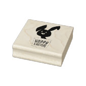 モダンシンプル可愛いイースターバニーよくはしゃぐアニメ ラバースタンプ (スタンプ)