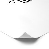 モダンシンプル家持ち手線アートポスター ポスター (角)