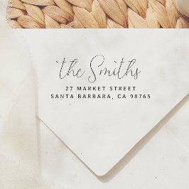 モダンシンプル差出人住所 セルフインキングスタンプ