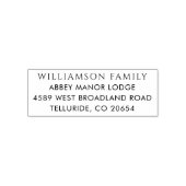 モダンシンプル差出人住所 セルフインキングスタンプ (デザイン)