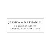 モダンシンプル差出人住所 ラバースタンプ (インプリント)