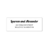 モダンシンプル差出人住所 ラバースタンプ (インプリント)