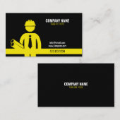 モダンシンプル建物建築会社 名刺 (正面/裏面)
