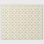 モダンシンプル建築をテーマにした誕生日 ラッピングペーパー (フラット)