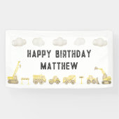 モダンシンプル建築第1回誕生日歓迎 横断幕 (横)