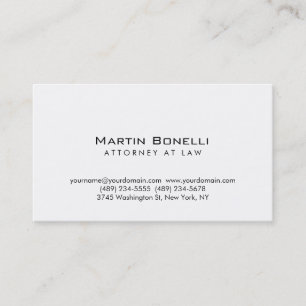モダンシンプル弁護士 名刺