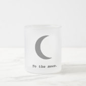 モダンシンプル引用文 フロストグラスマグカップ (中央)