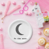 モダンシンプル引用文 ペーパープレート (パーティー)