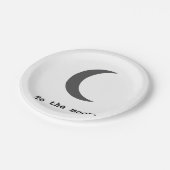 モダンシンプル引用文 ペーパープレート (アングル)