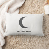 モダンシンプル引用文 ランバークッション (ブランケット)